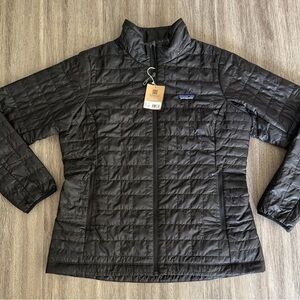 NWT FA24 Patagonia Nano Puff Jacket Womens XL Black Puffer Coat *$100 OFF MSRP*